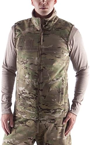 US Military Genuine Issue Massif IWOL Cold Weather Fire-Retardant Vest, Multicam OCP, Size X-Large Long