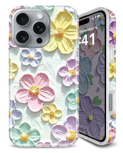 JIAXIUFEN Coque pour iPhone 16 Pro Paillettes Rétro... en promo sur Amazon