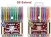 Sargent Art 10 Count Gel Pen Set, Metallic and 10 pack Fluorescent