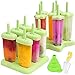 Whonline 2 Sets 12pcs Reusable Ice Popsicle Molds Star Ice Pop Maker with Brush & Funnel