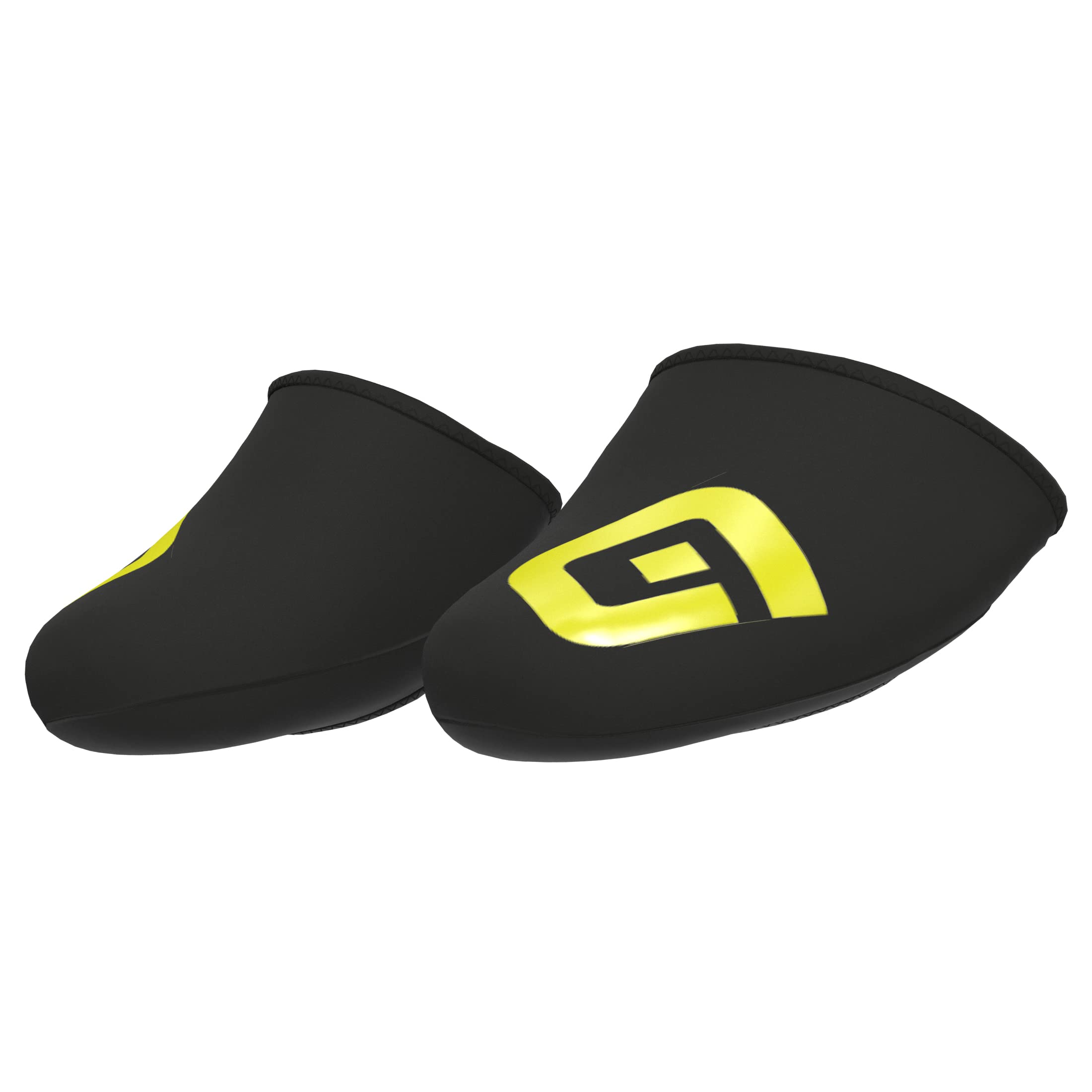 Alé Cycling Unisex Shield Toecovers, Black/Fluo Yellow, Medium (40-42 EU)