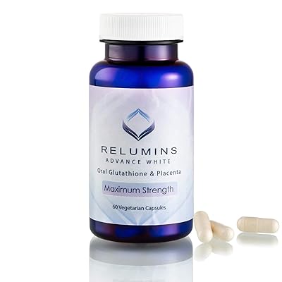 Relumins Advanced White Oral Glutathione Whitening Formula Capsules-max Strength New and Improved Now with Rose Hips
