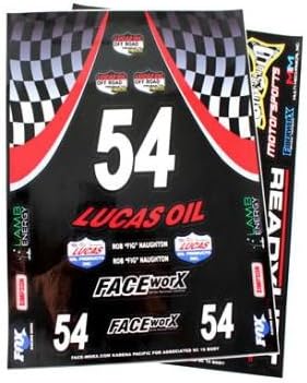 Matrixline RC #S003 KP Lucas Oil For SC 10 And Slash Graphic (Decal Sheet)