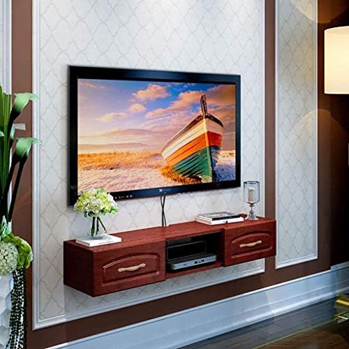テレビ台 おしゃれ 壁掛け 収納 数量は多 ウォールシェルフ ウォールキャビネット 壁掛けテレビキャビネットセットトップボックスラックテレビ パーティション壁掛けテレビキャビネット寝室の壁キャビネット環境に配慮したシンプルな B Color
