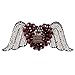 1piece Heart W Embroidery DIY Design Beading Patches Applique Sew on Badge Garment Decorated Sewing Supplies TH601