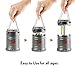 Honest Ultra Bright Portable COB LED Camping Lantern with 6 AA Batteries, Latest Technology Flashlight Lantern for Reading,Emergencies, Hurricanes, Outages, Storms, Hiking,Protect Your Eyes，Compact