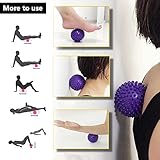 Gel Toe Separator & Stretcher Toe Spacers Rubber Hammer Toe Correctors 1 Yoga Toe Massage Ball + 2 Gel Toe Caps + 2 Toe Stretcher Used for Men and Women Foot Pain Relief Fighting Bunions Relaxing Toe