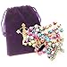 Rosary Beads Necklace For Women or Men - Catholic Girls or Boys First Holy Communion Gift - Guadalupe Virgin Mary Colorful Rosary with FREE Velvet Pouch