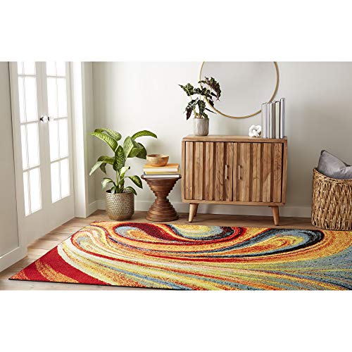 Home Dynamix Adja Modern Area Rug, Splash (5'2" x 7'2") The Home