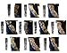 Autek 10pc Fake Temporary Tattoo Sleeves Body Art Arm Stockings Accessories - Designs Tribal, Dragon, Skull, and Etc.