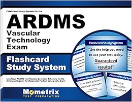 Flashcard Study System For The Ardms Vascular Technology