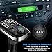 Bluetooth FM Transmitter for Car, Wireless Bluetooth FM Radio Adapter Car Kit with Hands-Free Calling and Dual USB Charging Ports, Music Player Support TF Card USB Flash Drive
