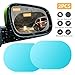 PRETTYGAGA Anti Fog Film Car Rear View Mirror Waterproof Film Protective Film Anti Glare Rain Pack of 2 (150100)