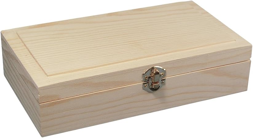 RAYHER - 62296000 - Caja de Madera Marco FSC Mix Credit, 25 x 14 x 6 cm: Amazon.es: Hogar