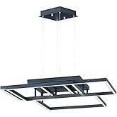 ET2 Lighting E21516-BK Traverse-112W 1 LED Pendant-31 Inches Wide by 5.75 inches high, Finish Color: Black
