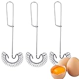 KuuGuu 3 Pieces Scandinavian-Type Whisk Egg Small
