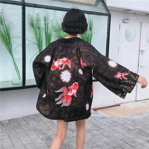 Print Kimono Cardigan Blouse Japanese Traditional Yukata Women Kimono Cosplay Costume,As Picture-18.951,L