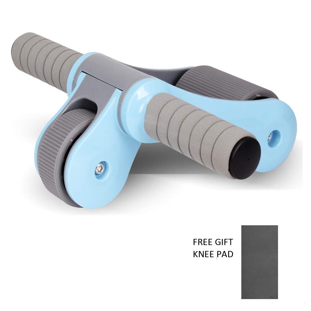 Ab Roller Wheel Foldable Exercise Equipment For Abs Workout Fashionable Abdominal Trainer Fitness Ab Machine For Home Gym Workout Exercise With Knee
