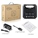 Floureon Portable Power Generator,300W 220Wh Home Solar Generator Power Station Lithium Battery Backup Power Supply with 120V AC Outlets/DC Output/4 USB Ports for Outdoors Camping Fishing Emergency