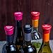 Silicone Wine Bottle Stoppers (5-Pack Gift Box) by Air Nebula | Leak Proof Seal & Funny Sayings | Caps for Wine, Champagne, and Liquor Bottles