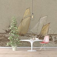 Wall Murals Self-Adhesive Removable The Dogana and San Giorgio Maggiore by Joseph Mallord William Turner Wallpaper Home Decoration for Living Room,Bedroom - 66x96 inches