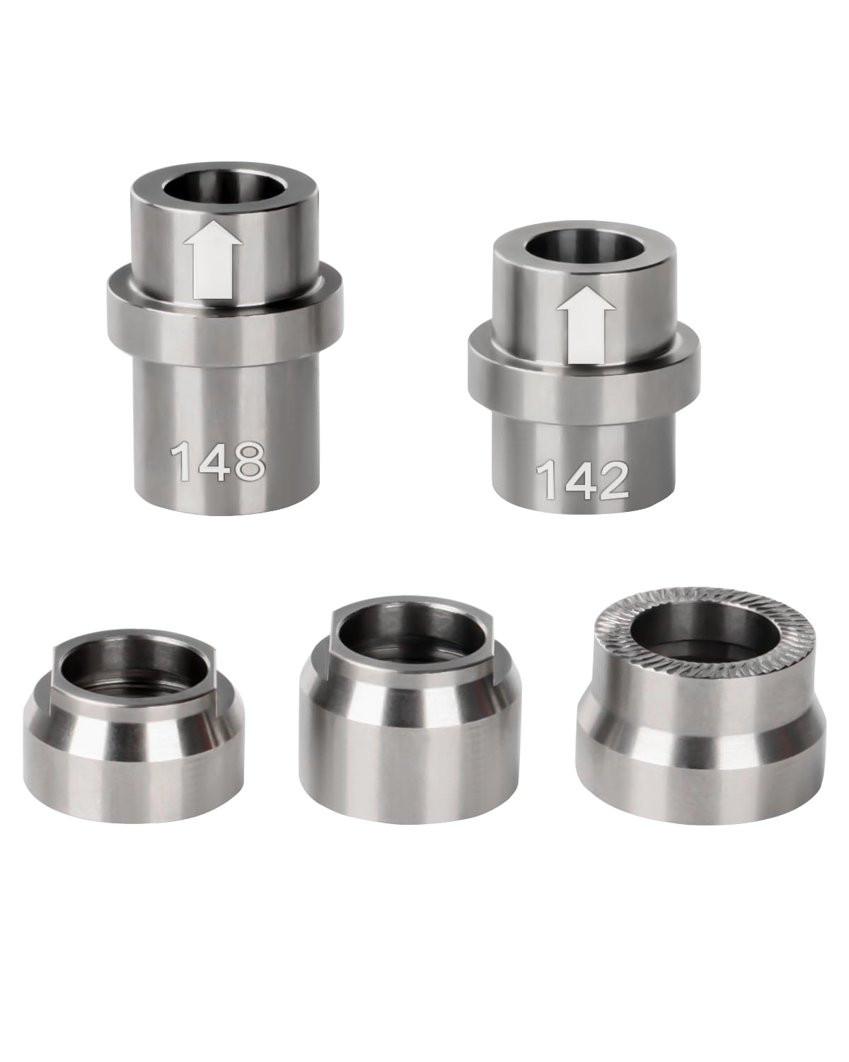Photo 1 of WEIGUZC KICKR Thru Axle Adapter Kit - Compatible with Wahoo KICKR CORE, KICKR V4 & Newer Models, Stainless Steel Kit for Enhanced Durability