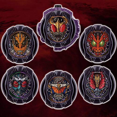 Bandai Kamen Rider Zi-O DX Another Rider Watch Set Vol.2 Ghost Kuuga Den-O W（Double） Gaim OOO Ridewatch Set of 6 for Ziku Driver