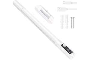 Under Cabinet Lights Wireless, 14.96 Inch Led Motion Sensor Light Indoor, 2000mAh Rechargeable Closet Light with 3 Color, 4 B