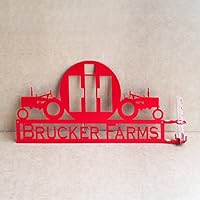 Personalized Dual Tractor - International Harvester Rain Gauge (A31)