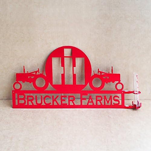 Personalized Dual Tractor – International Harvester Rain Gauge (A31)