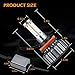 Ultra Bright LED Headlight Bulbs CSP Chips 100W 12000LM Headlight Conversion Kit- 6000K Cool White H11 Fog Lights Bulb- 4 Side H8 H9 LED High Low Dual Beam Light for Car Driving Lamps Replacement