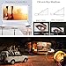 BNGU C800 , Mini Portable Android Projector 7.1 2GB/16GB 100 Anls Pico DLP Projector Built-in battery with Keystone Korrection and Off-axis Ray Machine Surpport 4K Video / WiFi and USB Screen Share