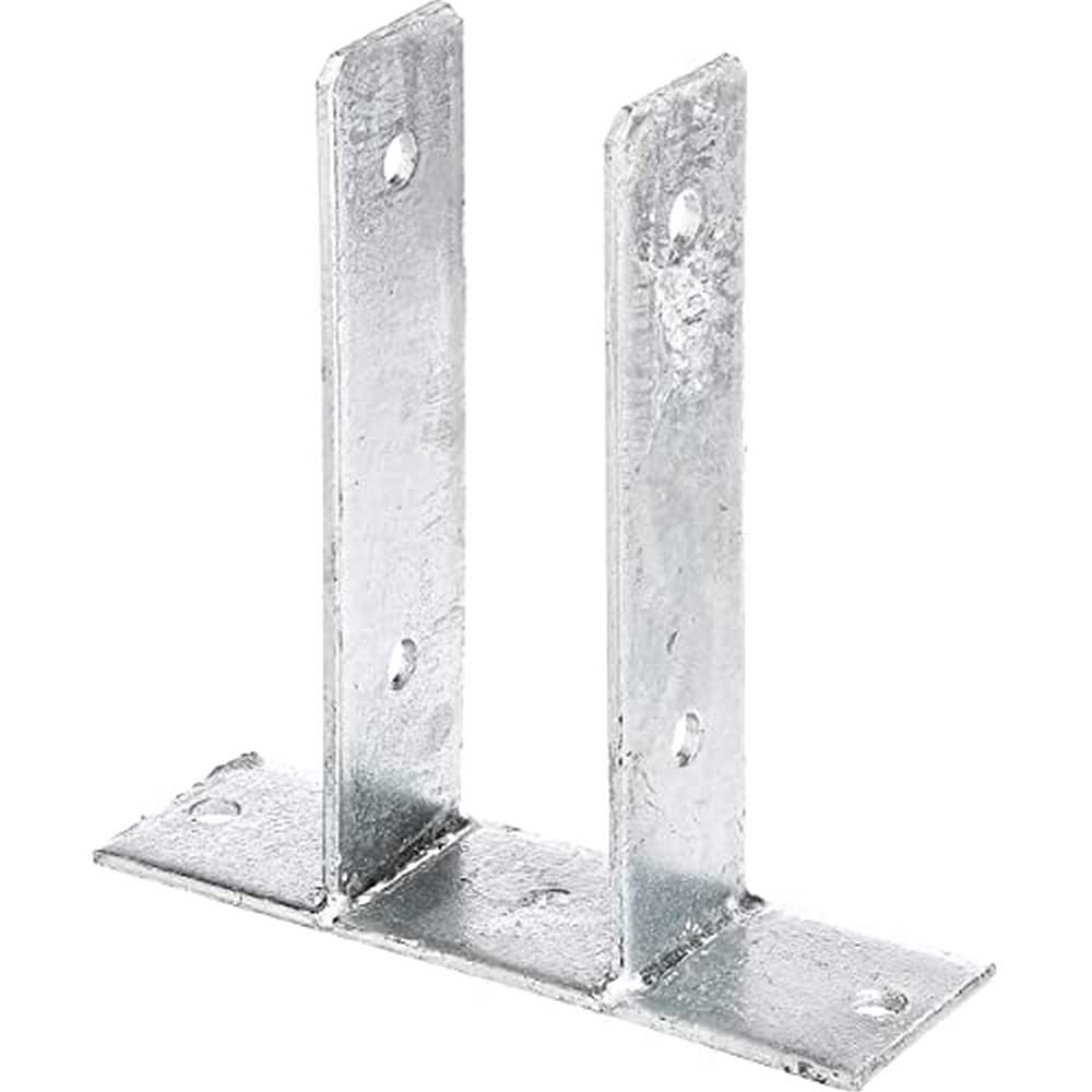 Gah-Alberts 212766 U-Shaped Post Holder Stainless Steel Screw-On Width 71 mm