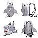 Itopfox Kids Cartoon Shark Bag High Capacity Children School Bag Backpack