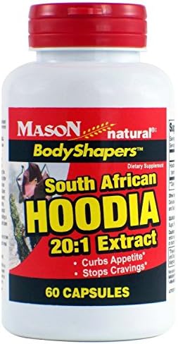 Hoodia Gordonii 20:1 Extract Nutritional Supplement Capsules - 60 Ea