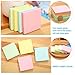 Sticky Notes, Memo Self-Stick 8 Pads/Pack,100 Sheets/Pad, 3 inch X 3 inch, Squares 4 Colors Child Fresh Easy Post