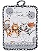 4 Piece Happy Cat Kitchen Set - 2 Terry Towels, Oven Mitt, Potholder