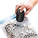 Ideashop Automatic Vacuum Sealer Food Saver, Mini Portable Cordless Vacuum Sealer Best for Food Preservation and Storage with 5 Reusable Storge Zipper Bags - USB Powered (Black)
