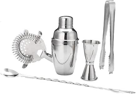 Roebury Bartender set utensilios de bar coctelera vasos: Amazon.es: Hogar