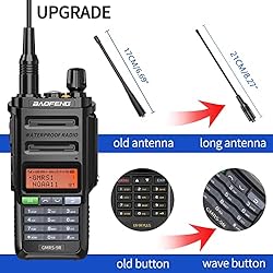 GMRS Radio Baofeng GMRS-9R IP67 Waterproof Walkie
