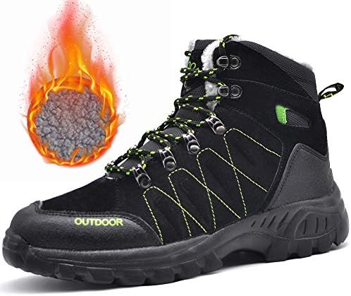 Mens Hiker Suede Leather Waterproof Hiking Boot Outdoor Backpacking Shoe