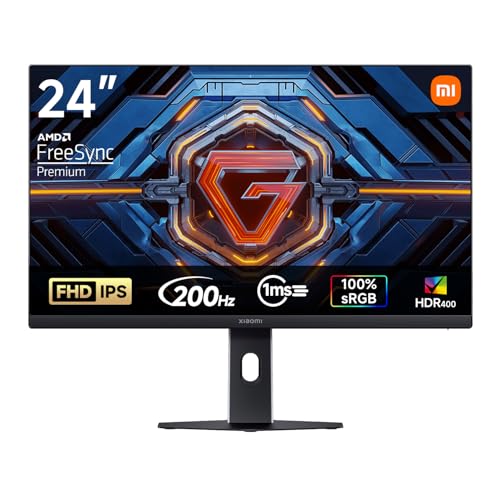 G24i 2026 Monitor Gaming de 24 Pulgadas, 200Hz, 1ms GTG, FreeSync Premium, HDR400, Fast IPS, 100% sRGB, 95% DCI-P3,Certificación TÜV Low Blue Light (1920 x 1080/HDMI 2.0/DP 1.4)