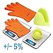 Oven Mitts, RISEPRO Heat Resistant Grilling BBQ Silicone Gloves for Kitchen, Cooking, Baking, Smoking, Boiling & Potholder