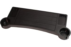 BROIL MASTER Broilmaster FKBLACK Black Solid Surface Front Drop Down Shelf with Stainless Steel Bracket