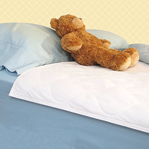 Dry Defender Reusable Waterproof Mattress Pad (24in x 36in) - Washable Waterproof Bed Pads for Kids, Adults or Pets
