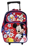 Disney Full Size Mickey Mouse and Friends Kids Rolling Backpack