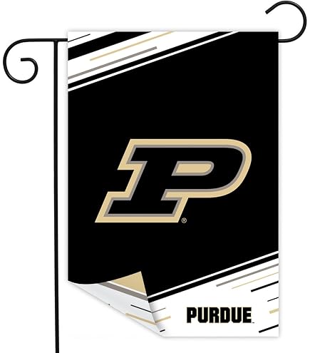 WinCraft Purdue Throwback Vintage Garden Flag – 12x18 Inches, Double Stitched, Officially Licensed - View #7