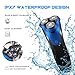 YOHOOLYO Electric Razor for Men Electric Shaver Rotary Razor Wet and Dry Waterproof with Pop-Up Trimmer USB Rechargeable