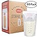 Unimom 50 Breastmilk Storage Bags - 8oz - Zip-Top Leak Proof Closure - Self Standing, BPA Free, Pre Sterilized - Graduated Measurement Markings - Easy Tear for Pouring