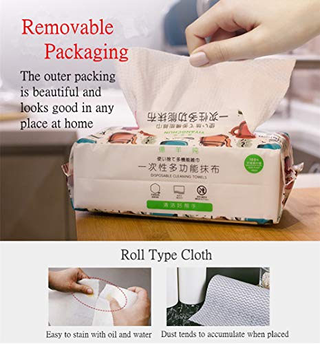 Kitchen-paper-towel-Household-Kitchen-TowelsReusable-Cleaning-WipeDisposable-Cleaning-Cloth-Kitchen-Dish-Cloth-washTowels-Dish-Rags-80-Sheets